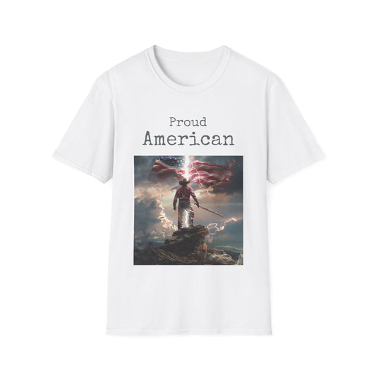 Unisex Softstyle T-Shirt Proud American
