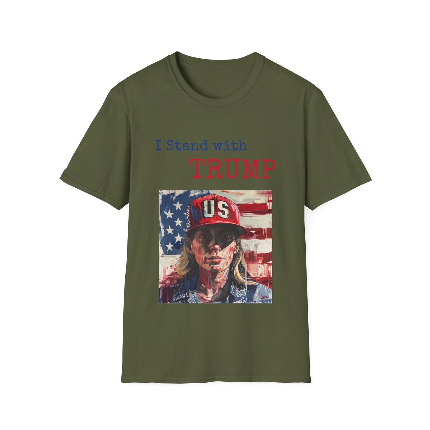 Unisex Softstyle T-Shirt Proud American