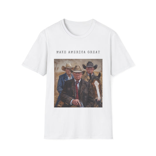 Unisex Softstyle T-Shirt Cowboys for Trump
