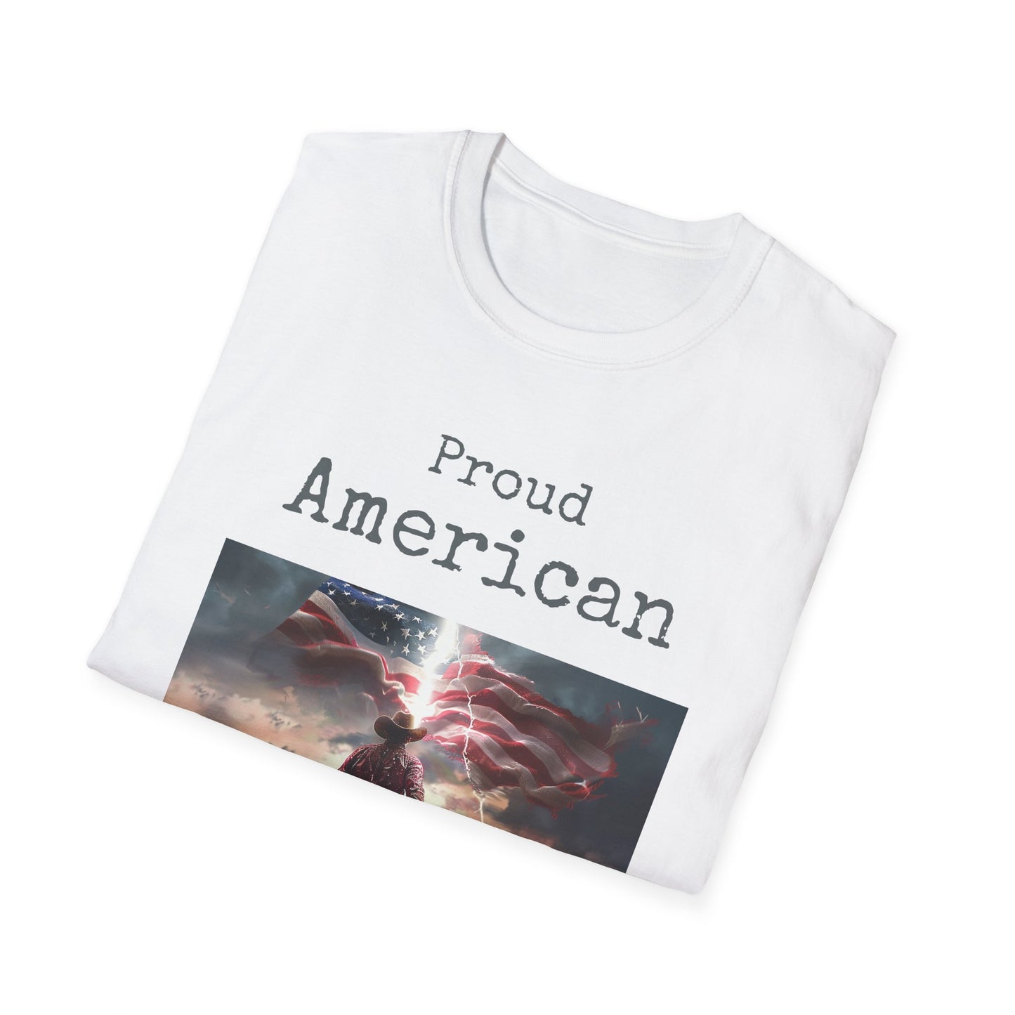 Unisex Softstyle T-Shirt Proud American