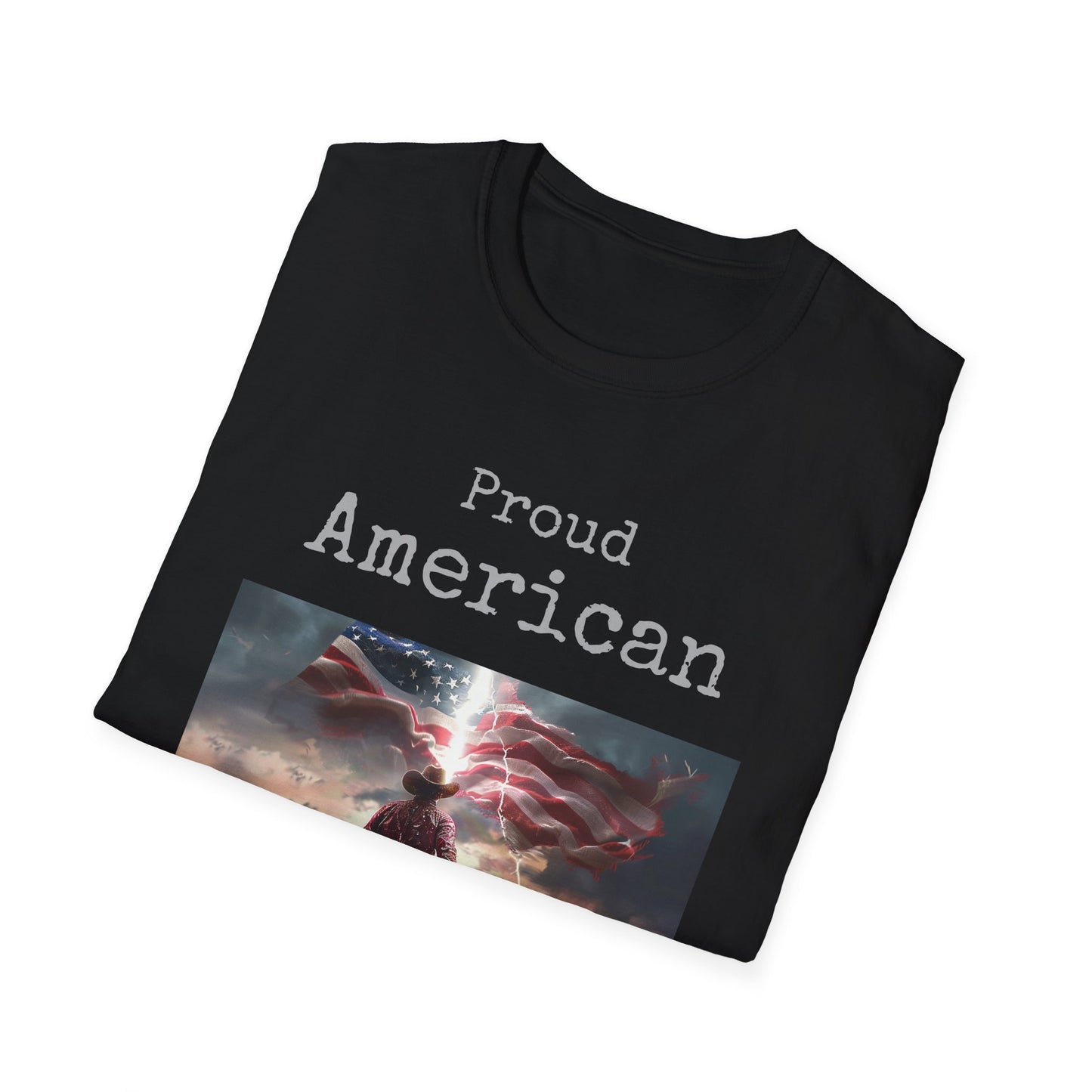 Unisex Softstyle T-Shirt Proud American