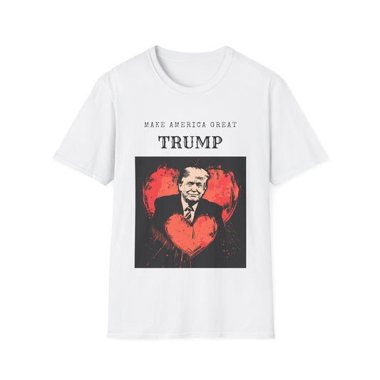 Unisex Softstyle T-Shirt I Love Trump!