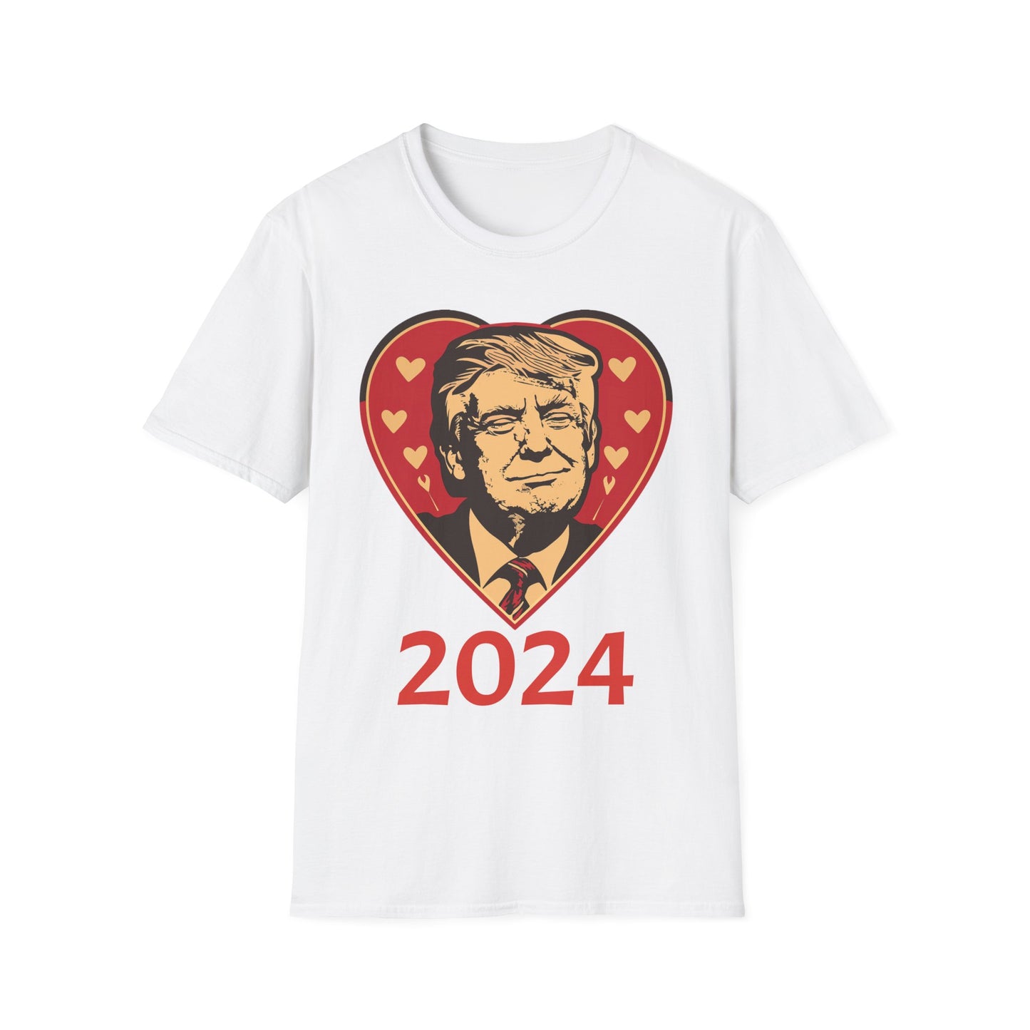 Unisex Softstyle T-Shirt I Love Trump!