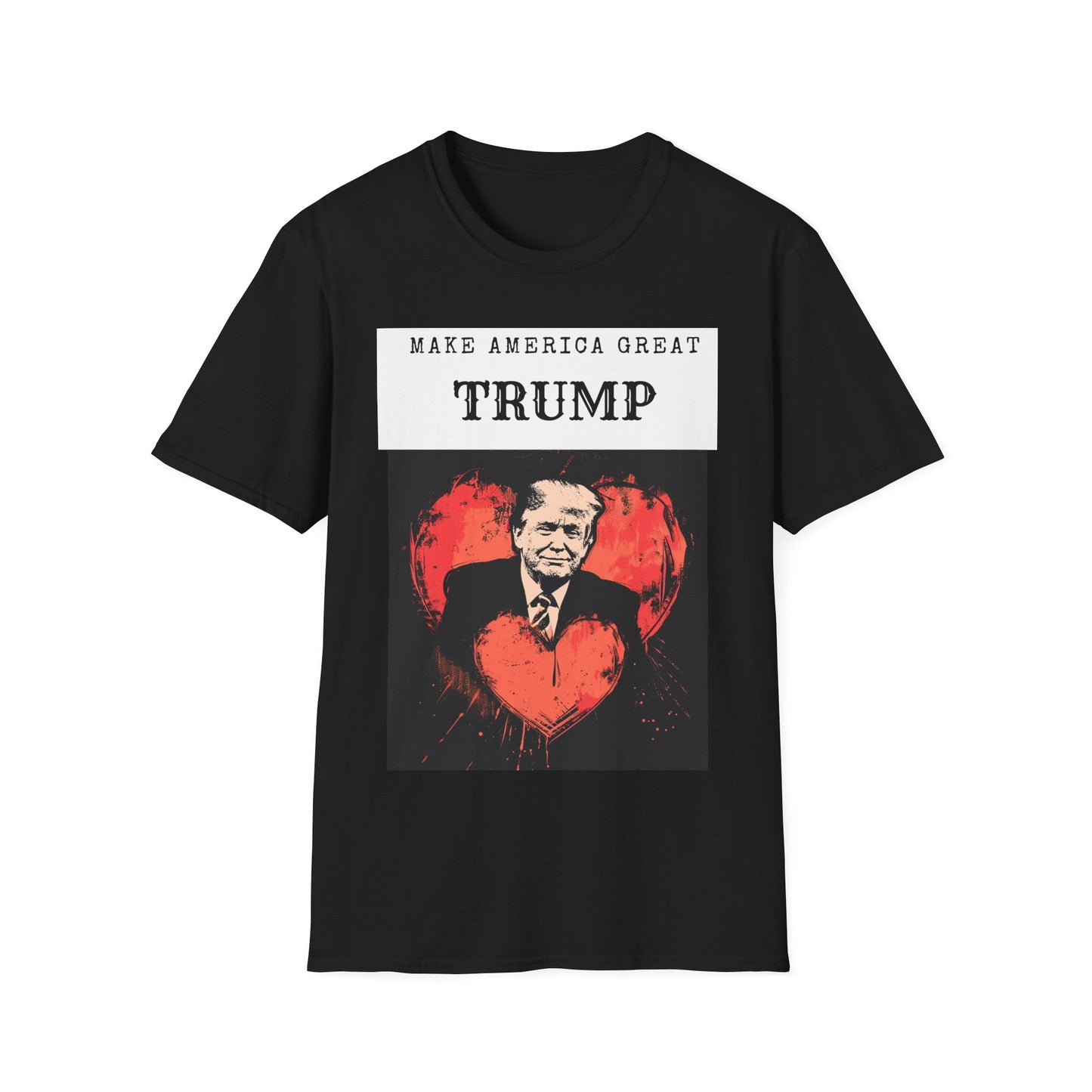 Unisex Softstyle T-Shirt I Love Trump!