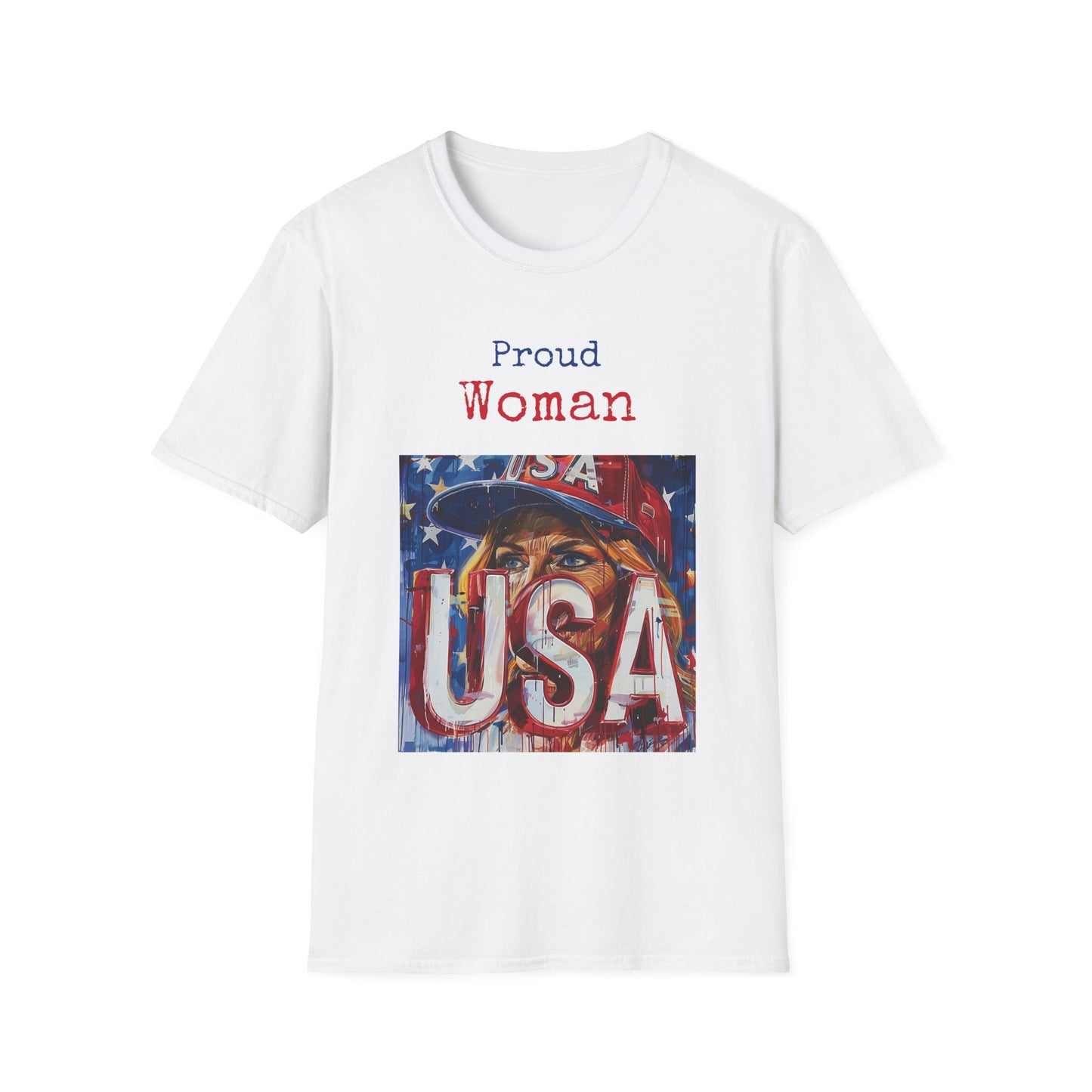 Unisex Softstyle T-Shirt Proud American