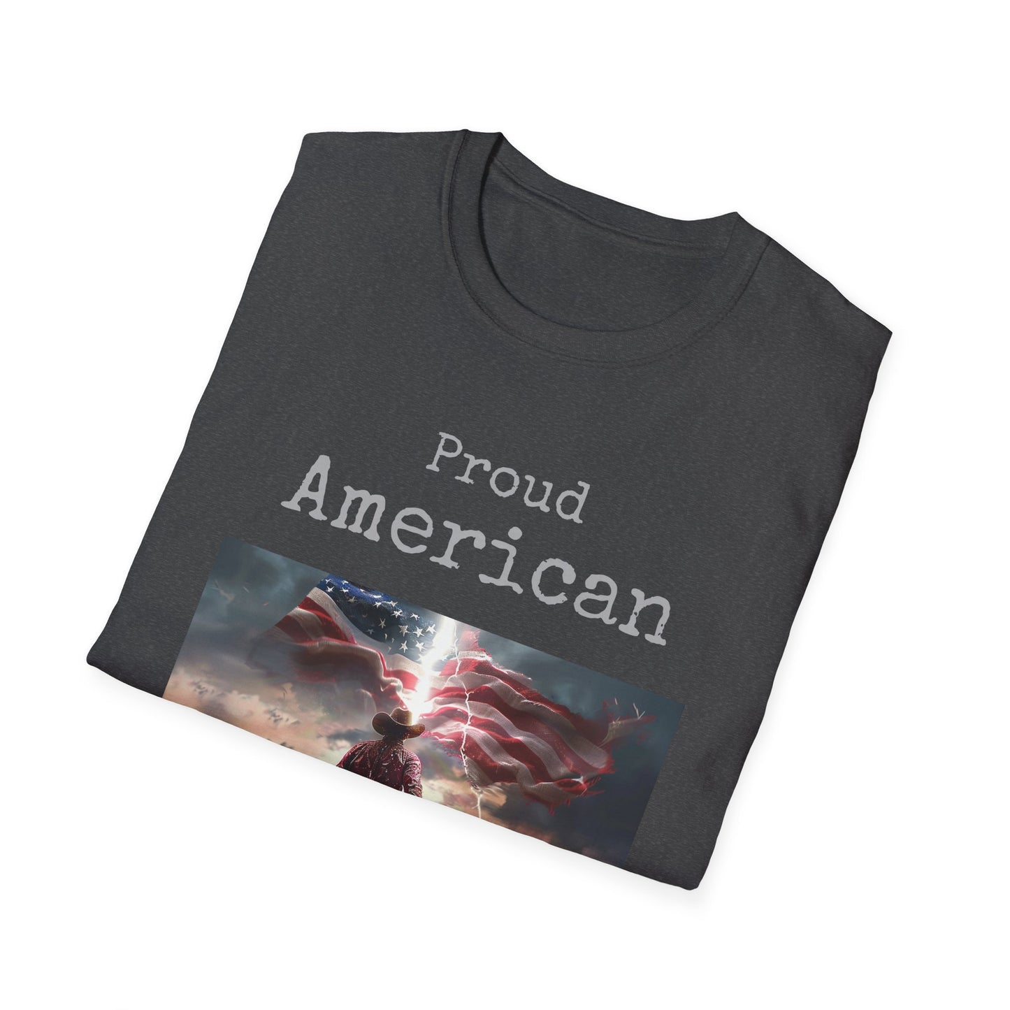 Unisex Softstyle T-Shirt Proud American