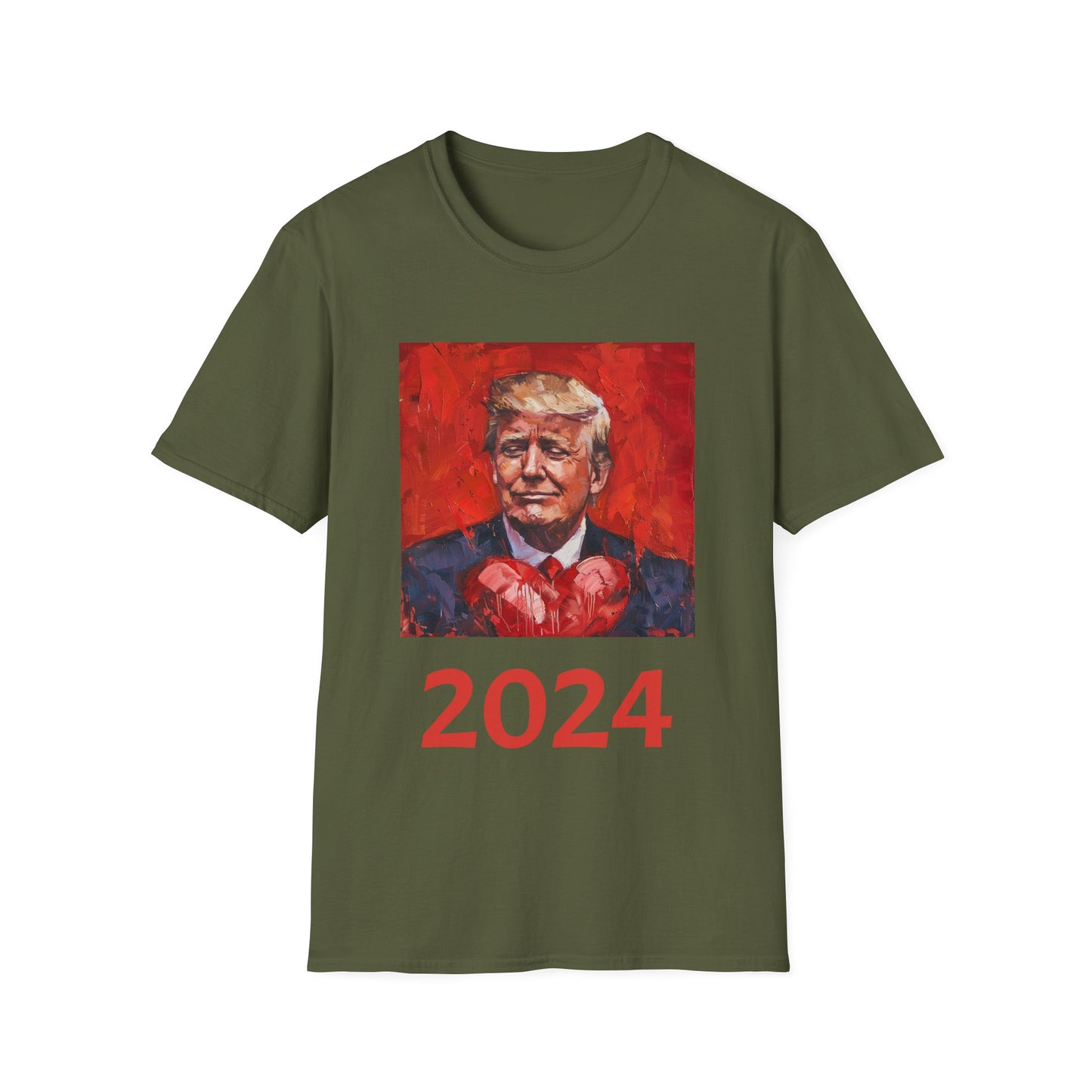 Unisex Softstyle T-Shirt I Love Trump!