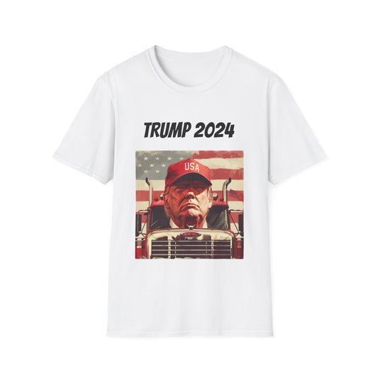 Unisex Softstyle T-Shirt Truckers for Trump2024