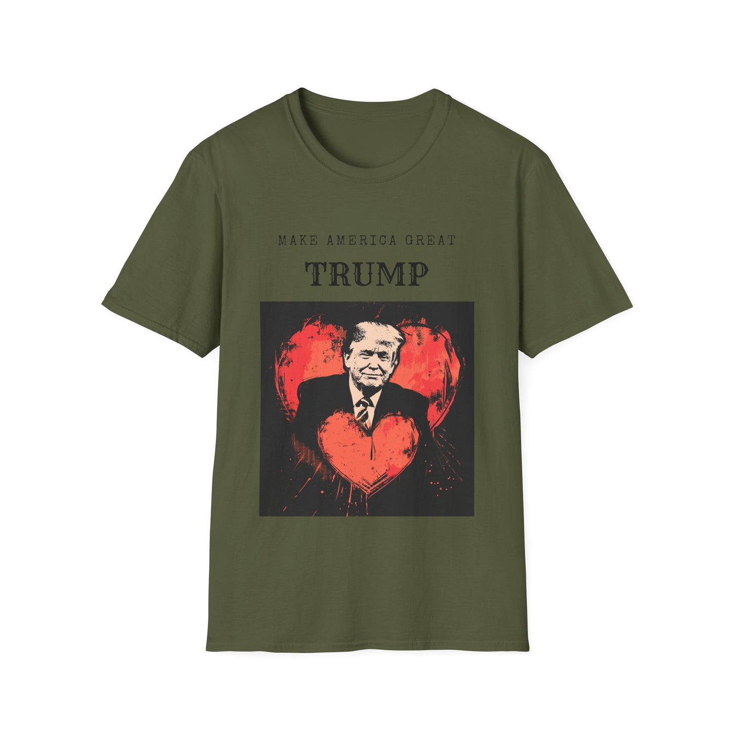 Unisex Softstyle T-Shirt I Love Trump!